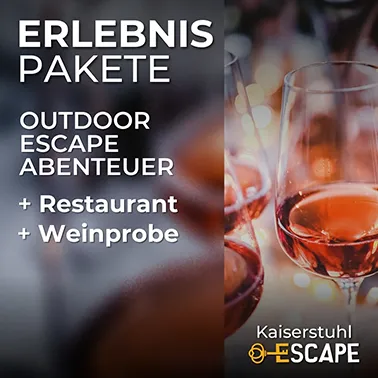 Infobild zu Escape Abenteuern mit Weingläsern